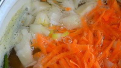 крем-суп с рыбными консервами