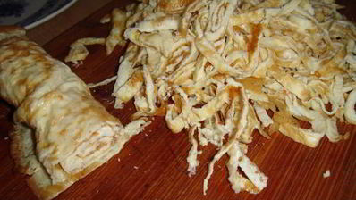 куриный суп с фледле