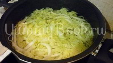 куриный суп с лапшой, имитирующий японскую кухню