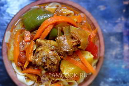 Лагман из баранины