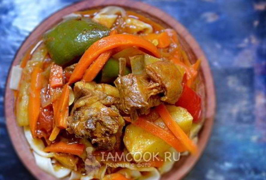 Лагман из баранины