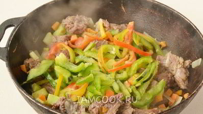 лагман с говядиной