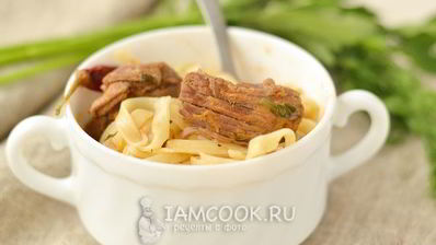 лагман с говядиной