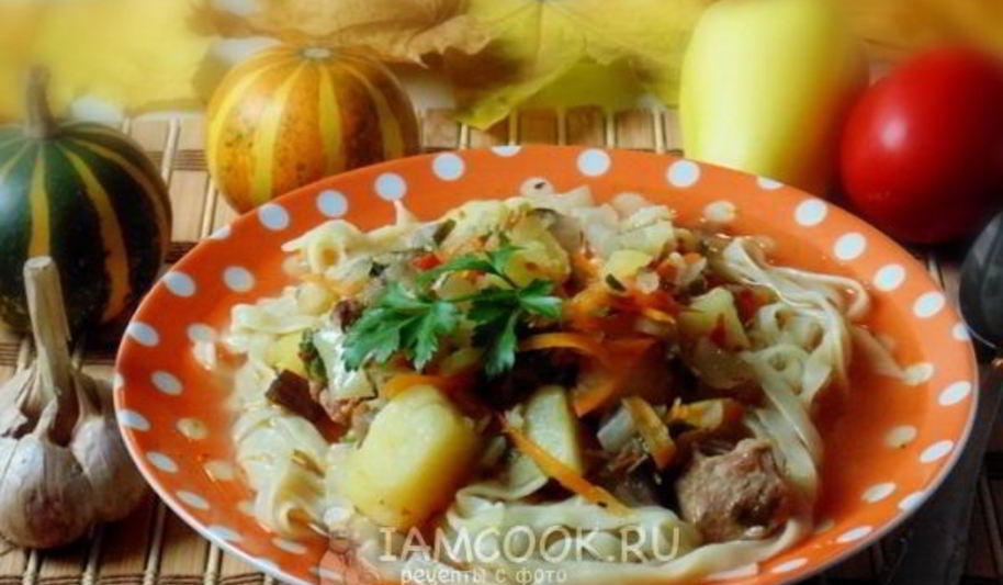 Рецепт супа лагман