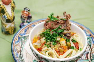 Вкусный лагман с бараниной по-домашнему