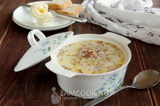 Молочный суп с гречкой