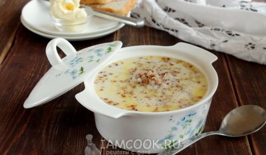 Рецепт молочного супа с гречкой