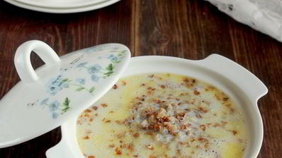 молочный суп с гречкой