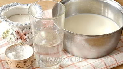 молочный суп с лапшой