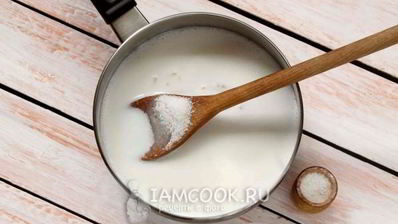 молочный суп с макаронами