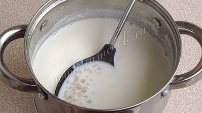 молочный суп с перловой крупой