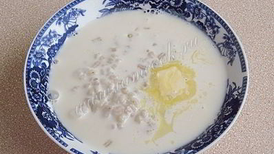 молочный суп с перловой крупой