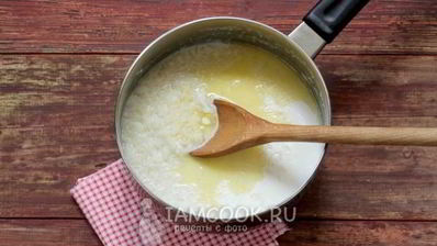 молочный суп с рисом