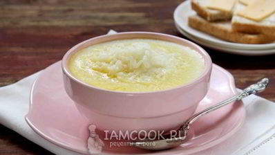 молочный суп с рисом