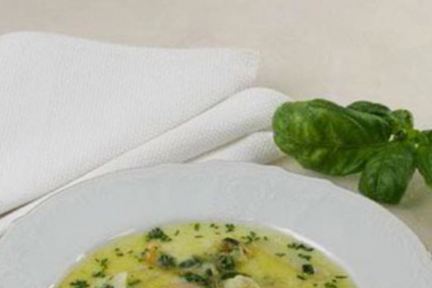 Молочный суп с цветной капустой