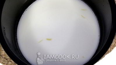 молочный суп в мультиварке