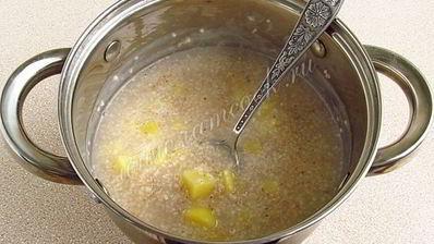 суп молочный из ячневой крупы по-латышски