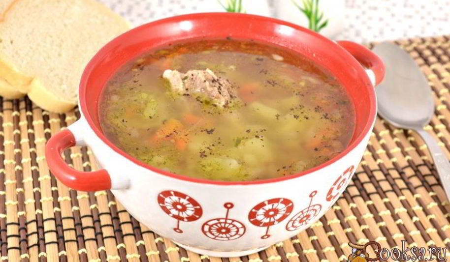 Рецепт мясного супа с гречкой