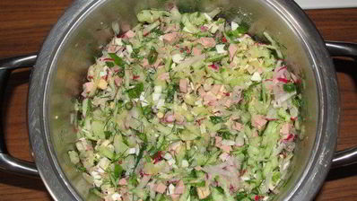 окрошка без кваса