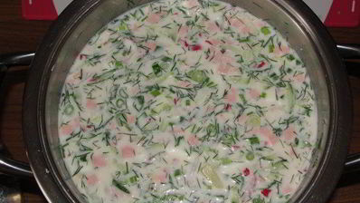 окрошка без кваса