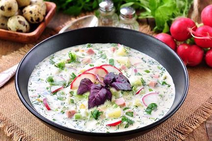 Окрошка классическая на минералке