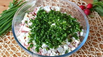 окрошка на айране