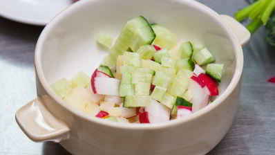 окрошка на имбирном квасе