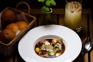 Окрошка на квасе