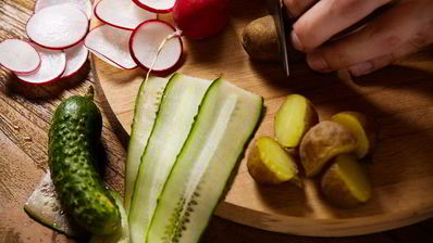 окрошка на квасе