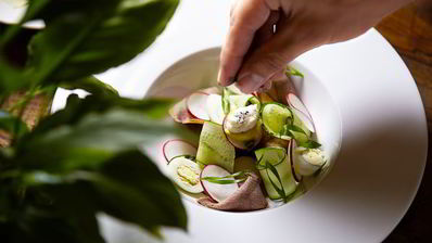 окрошка на квасе