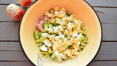 окрошка на майонезе и воде