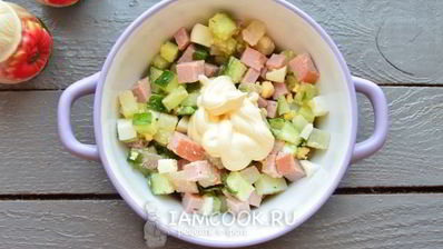 окрошка на майонезе и воде