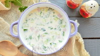 окрошка на майонезе и воде