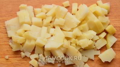 окрошка на майонезе с колбасой