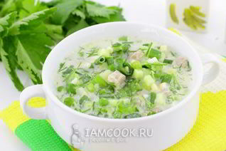 Окрошка на майонезе