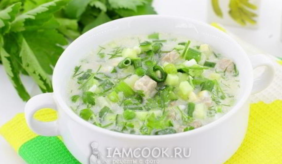 Рецепт окрошки на майонезе