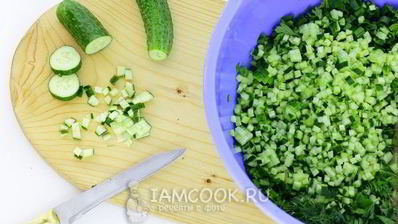 окрошка на майонезе