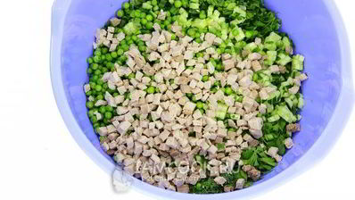 окрошка на майонезе