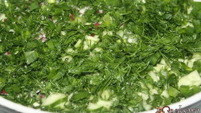 окрошка на мацони и айране