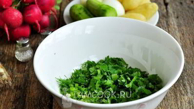 окрошка на минералке с майонезом