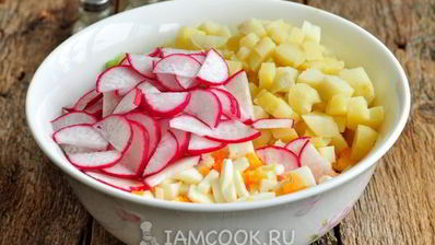 окрошка на минералке с майонезом