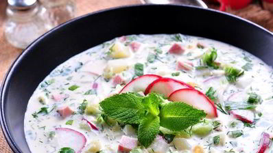 окрошка на минералке с майонезом