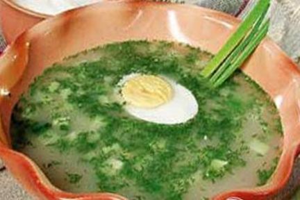 Окрошка на настое из сухофруктов