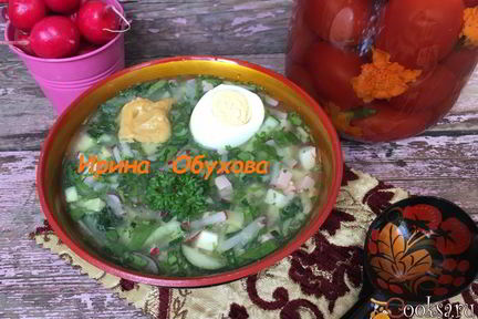 Окрошка на рассоле