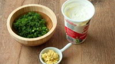 окрошка на сметане