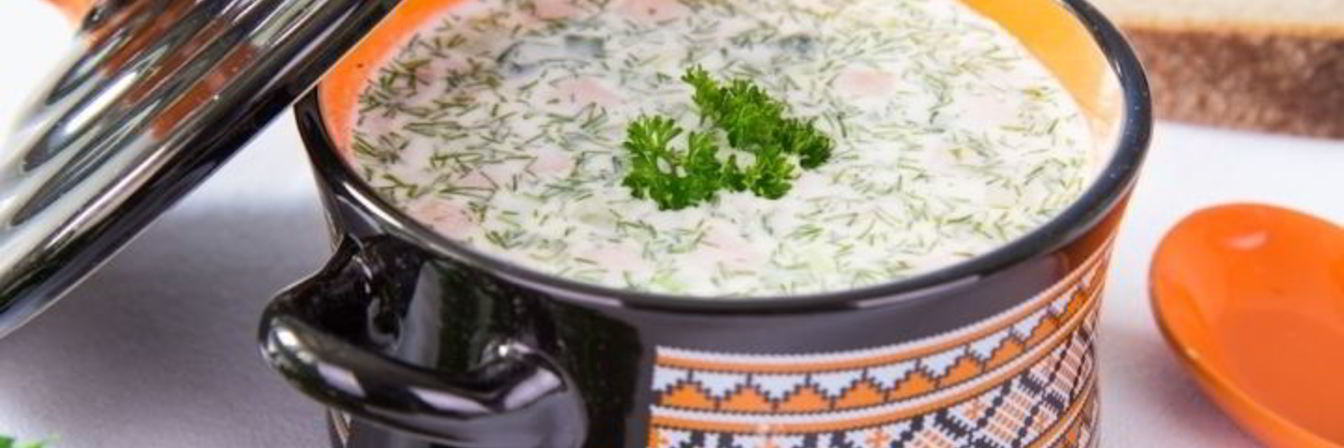 Окрошка на сыворотке