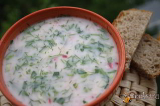 Окрошка На терке