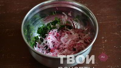 окрошка на воде