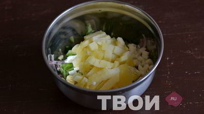 окрошка на воде