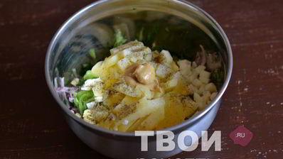 окрошка на воде